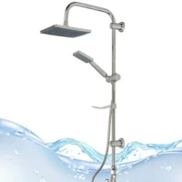 علم دوش مدل رسوبگیر اتومات کروم 2کاره