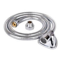 شلنگ توالت برنجی کروم